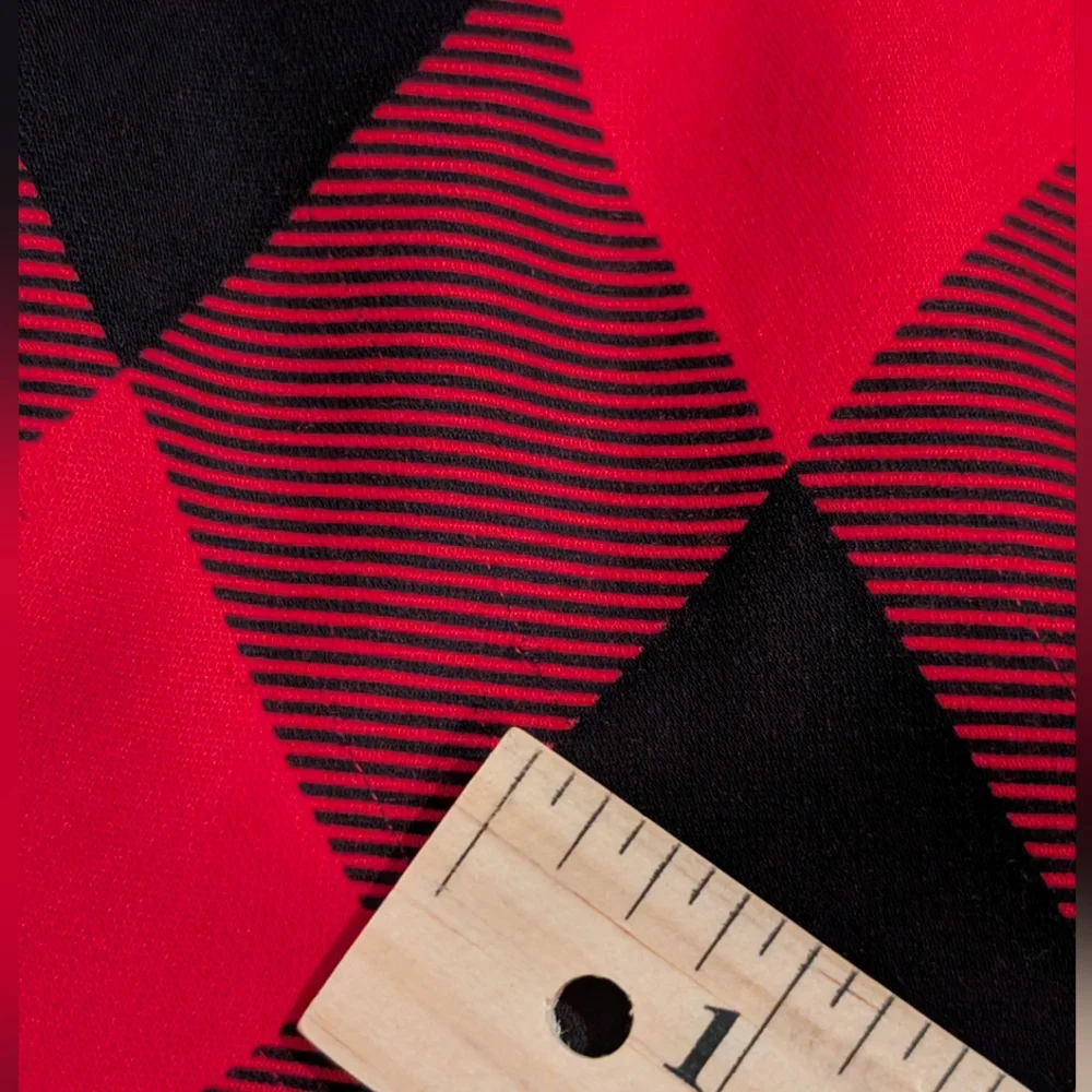 & Other Stories Red and Black Checkered Spaghetti Strap Slip Dress - Picture 8 of 11